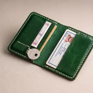 Slim Men Leather Wallet For