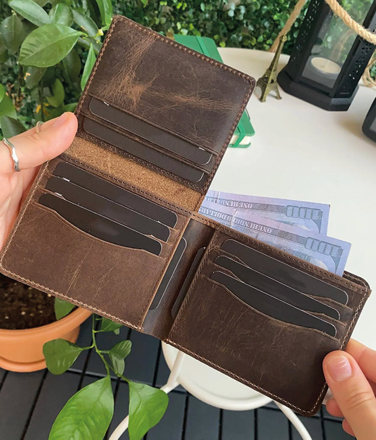 Best Wallets for Men, Slim Leather Bifold