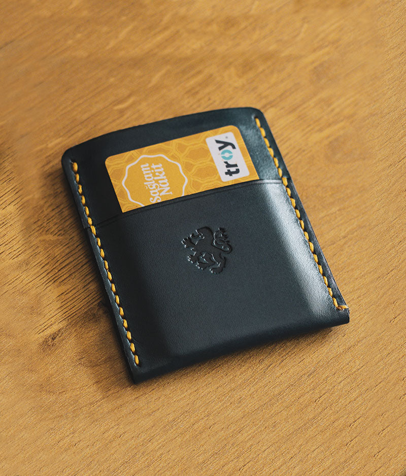 leather business card holder