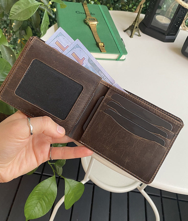 Best Wallets for Men, Slim Leather Bifold