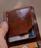 leather stylish wallet