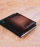 wallet grain leather