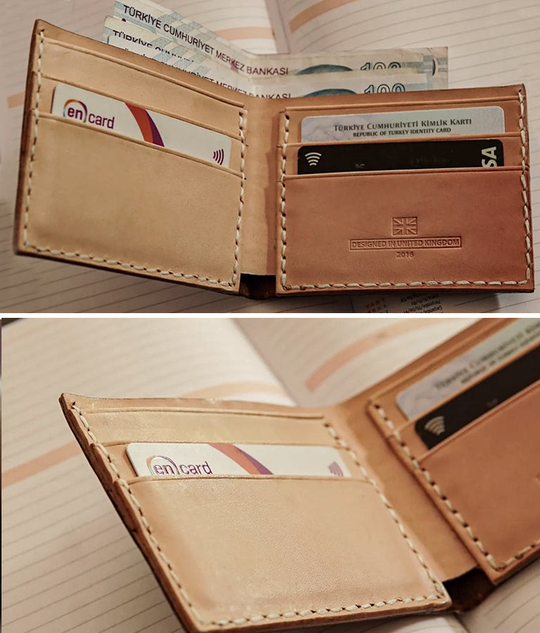 Italian wallet - 4 colors - 100% leather - Men - 2 interior flaps – Draeger  Paris