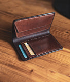 leather long wallet