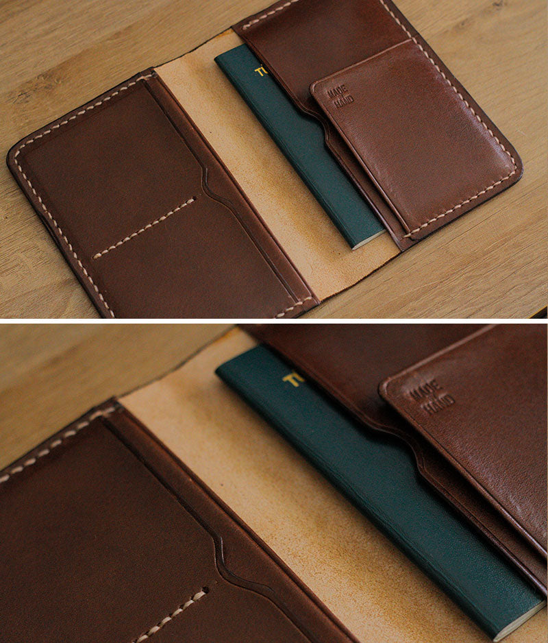 leather travel wallet