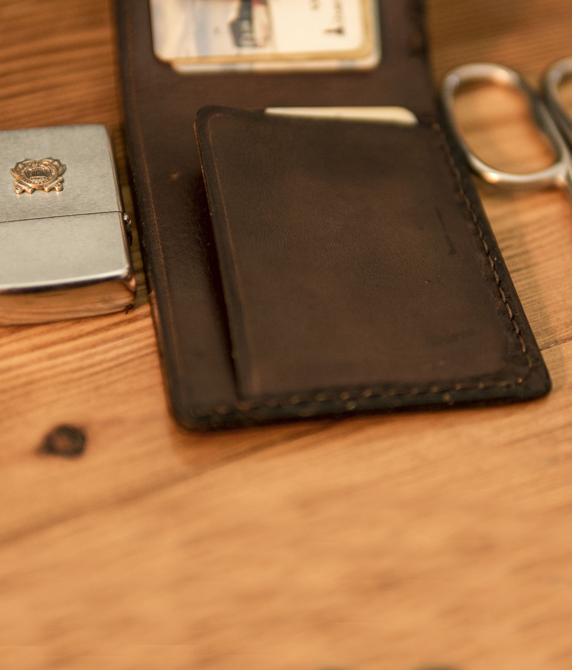 leather mens wallet