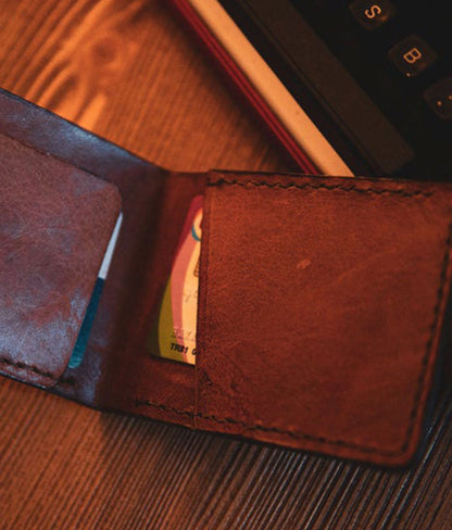 brown wallet